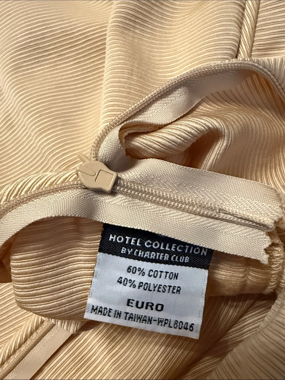 Hotel Collection Pair of Tan Seat Cushions